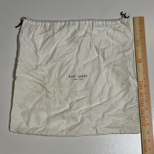Kate Spade New York Ivory Purse Bag Dust Cover With Drawstring